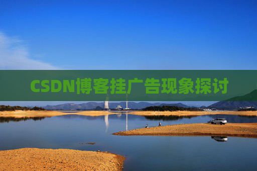CSDN博客挂广告现象探讨